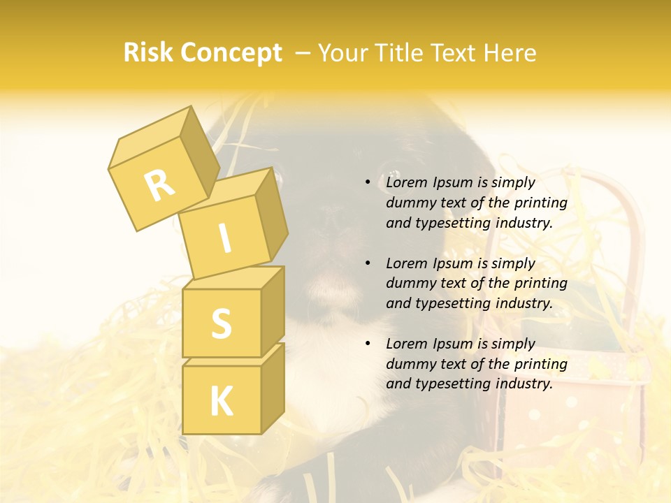 Puppy Expression Brown PowerPoint Template