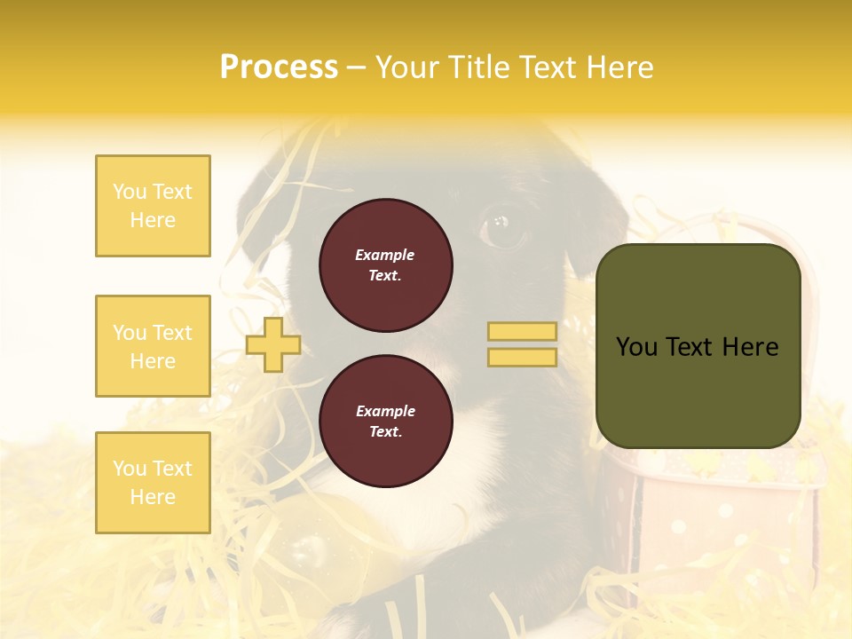 Puppy Expression Brown PowerPoint Template