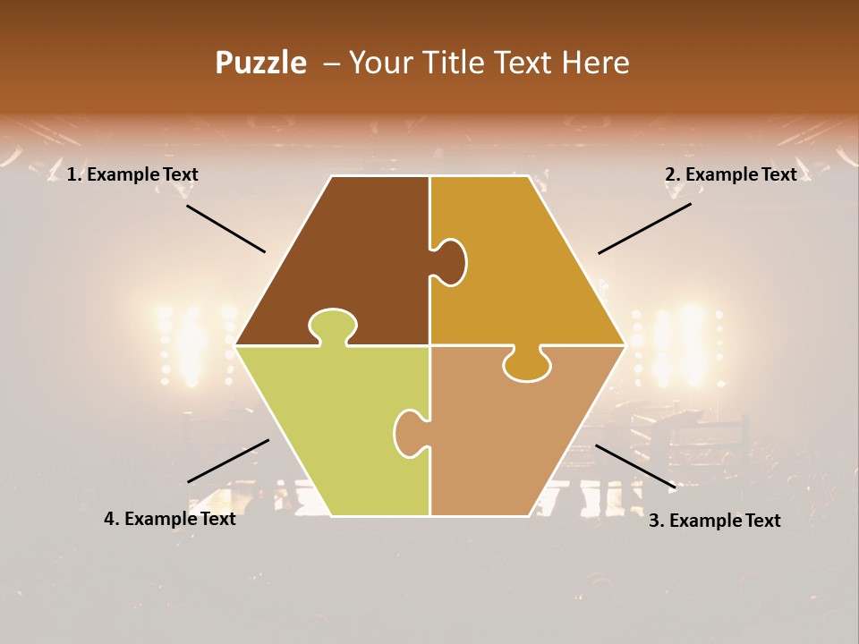 Yellow Compete Illumination PowerPoint Template