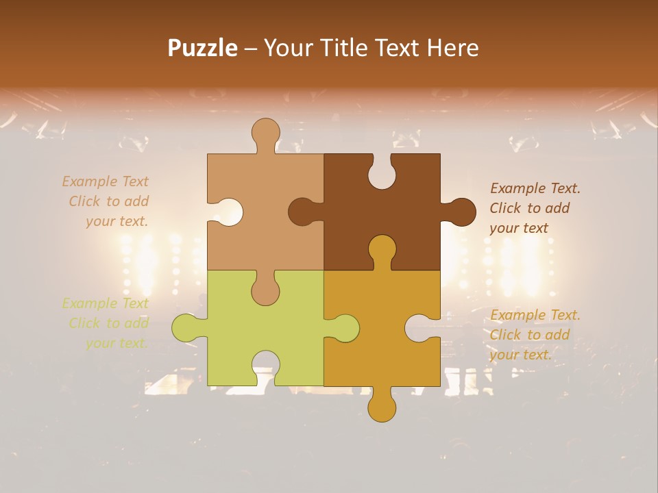 Yellow Compete Illumination PowerPoint Template