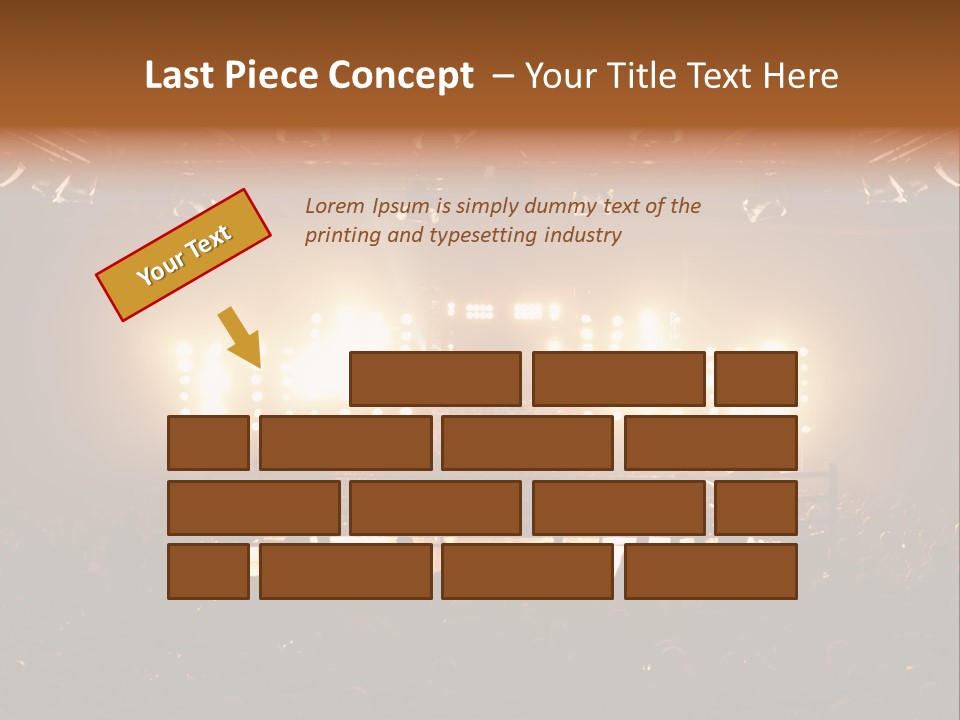 Yellow Compete Illumination PowerPoint Template