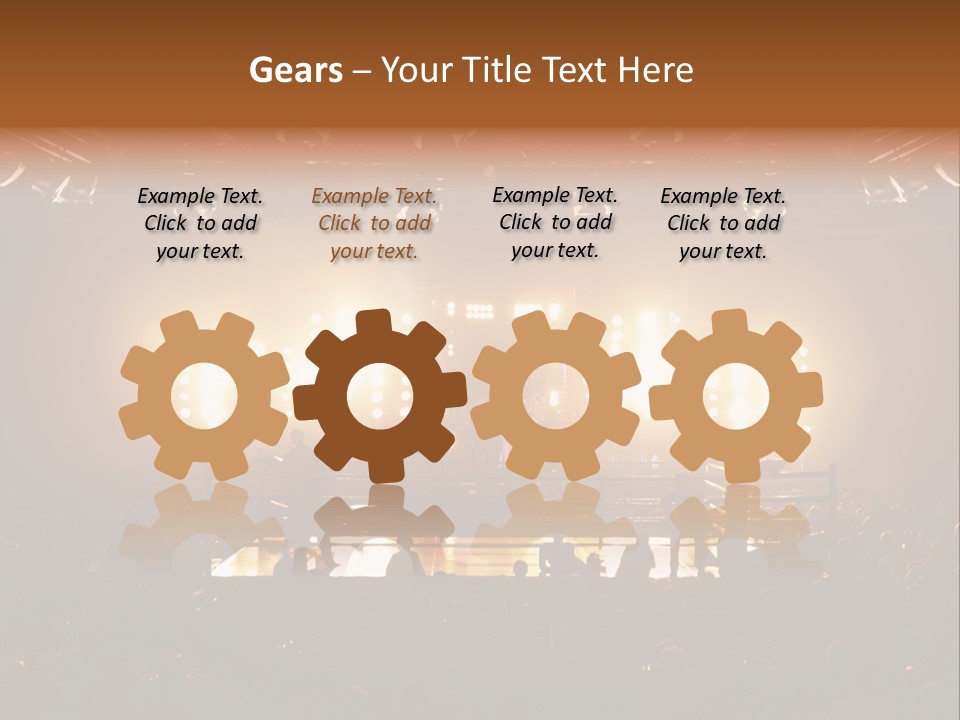 Yellow Compete Illumination PowerPoint Template