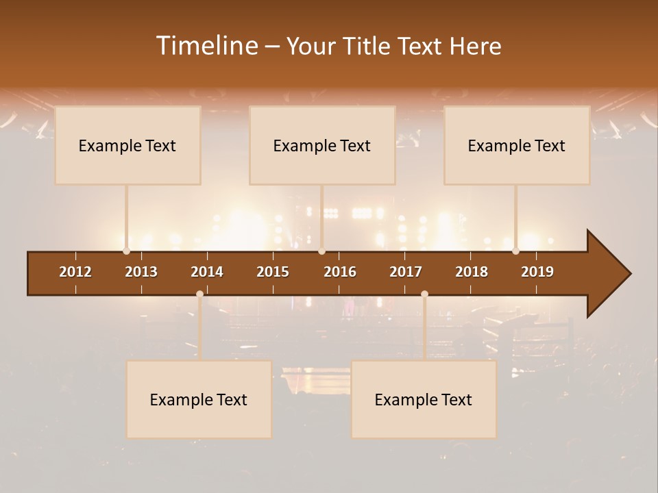 Yellow Compete Illumination PowerPoint Template