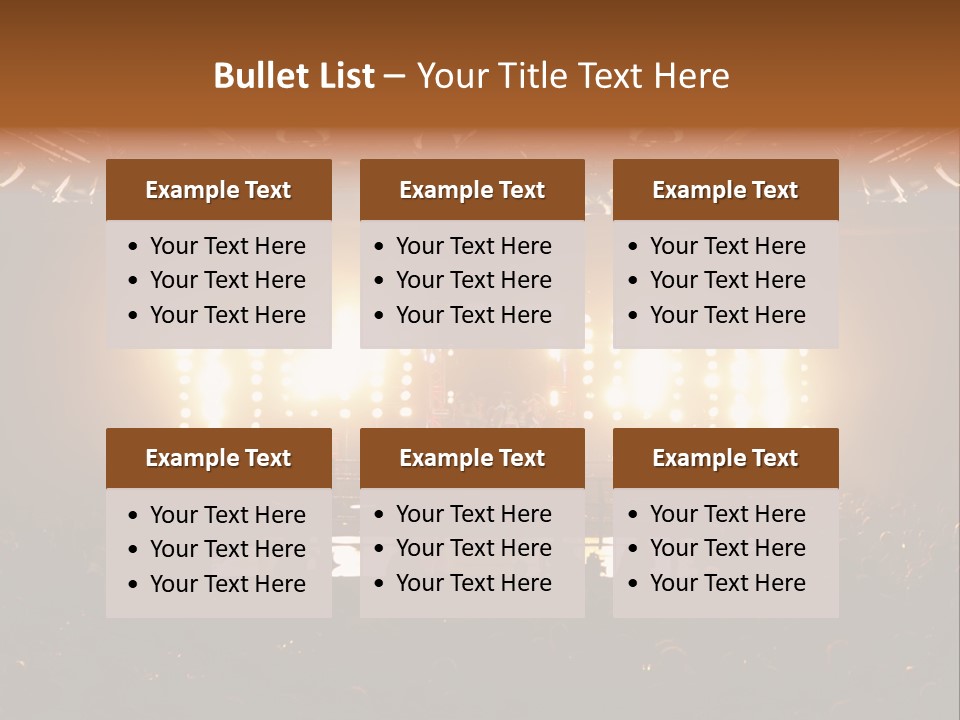 Yellow Compete Illumination PowerPoint Template