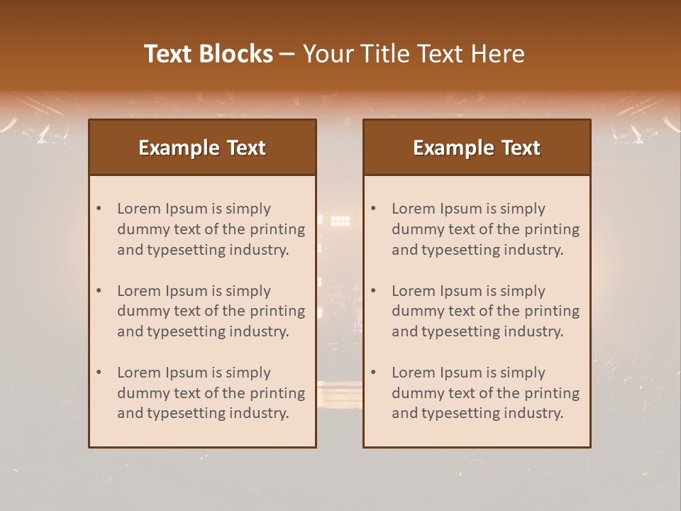 Yellow Compete Illumination PowerPoint Template