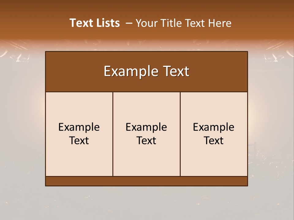 Yellow Compete Illumination PowerPoint Template