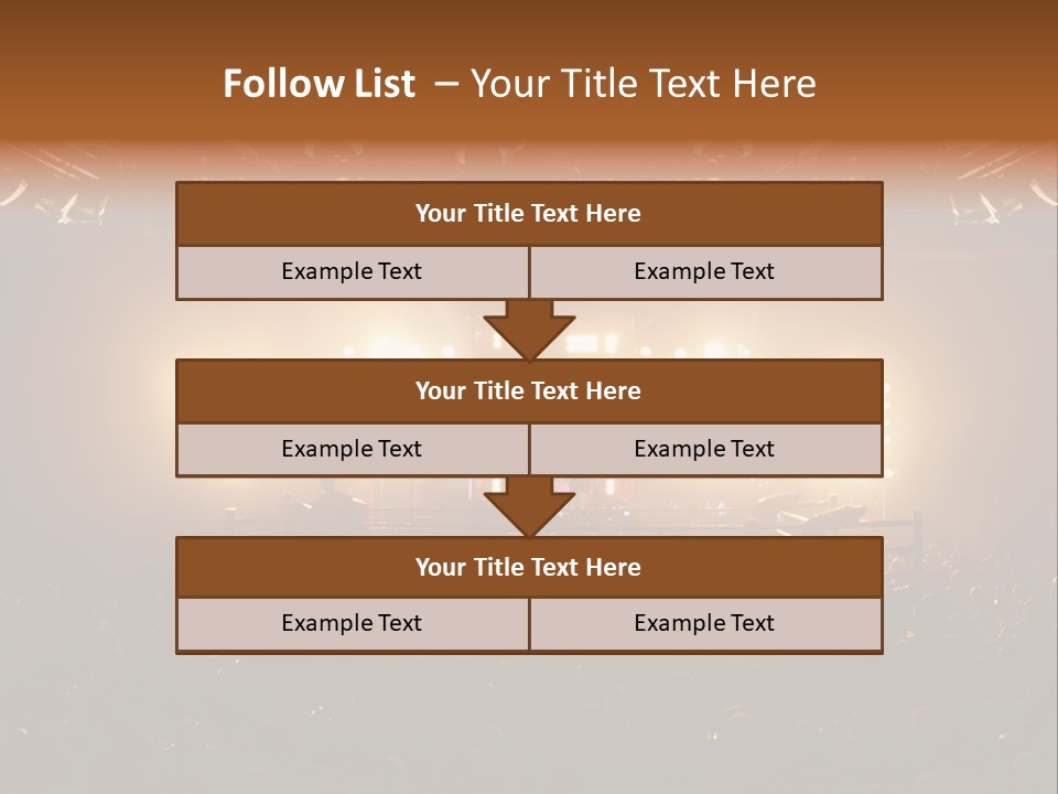 Yellow Compete Illumination PowerPoint Template