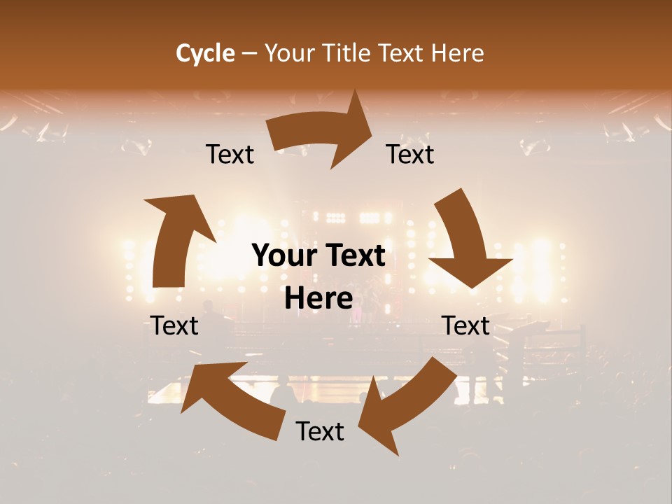 Yellow Compete Illumination PowerPoint Template