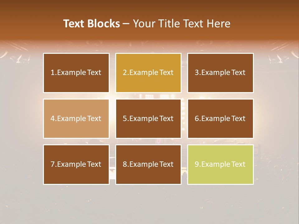 Yellow Compete Illumination PowerPoint Template