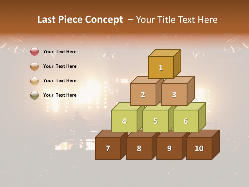 Yellow Compete Illumination PowerPoint Template