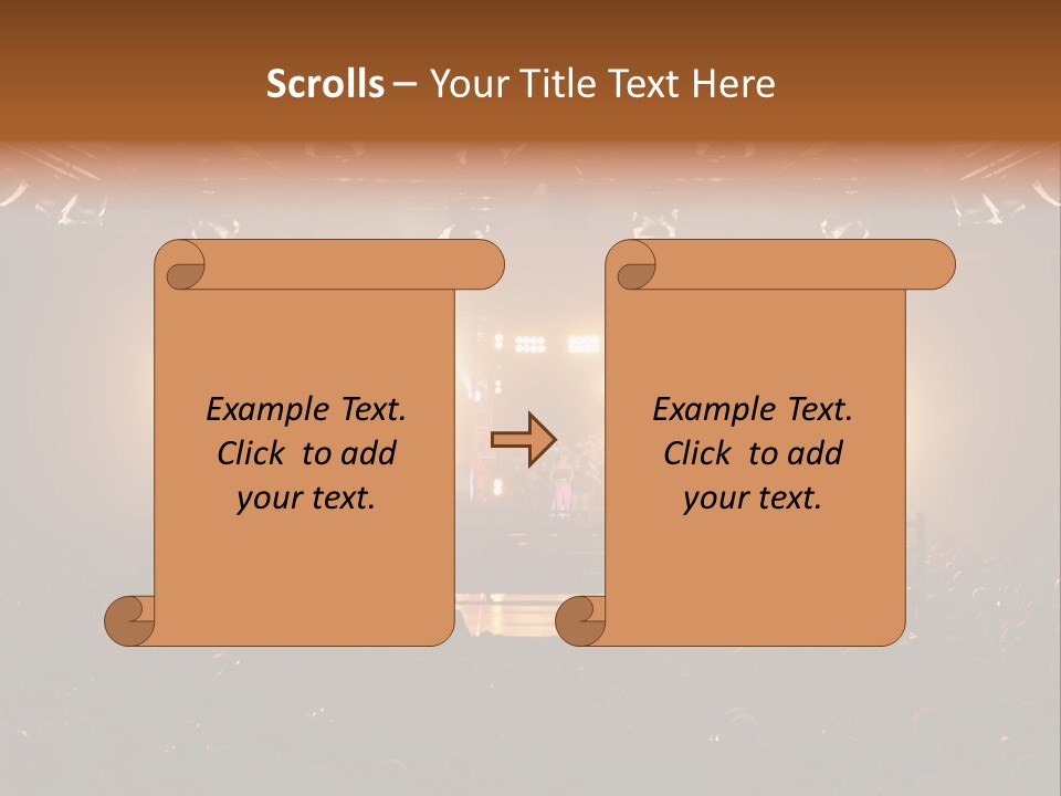 Yellow Compete Illumination PowerPoint Template