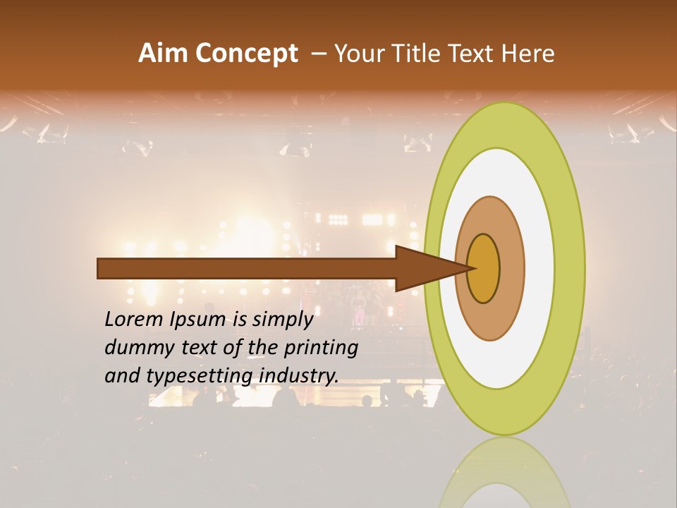 Yellow Compete Illumination PowerPoint Template