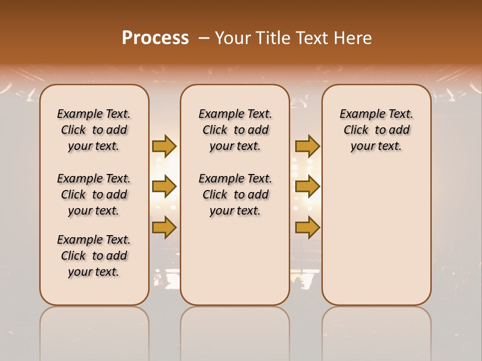 Yellow Compete Illumination PowerPoint Template