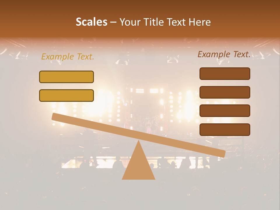 Yellow Compete Illumination PowerPoint Template