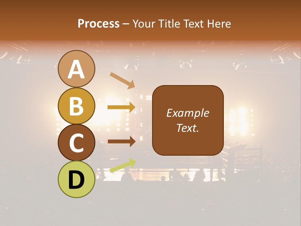 Yellow Compete Illumination PowerPoint Template