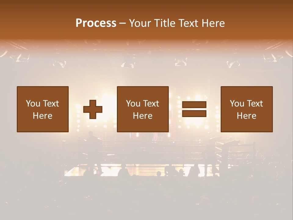 Yellow Compete Illumination PowerPoint Template