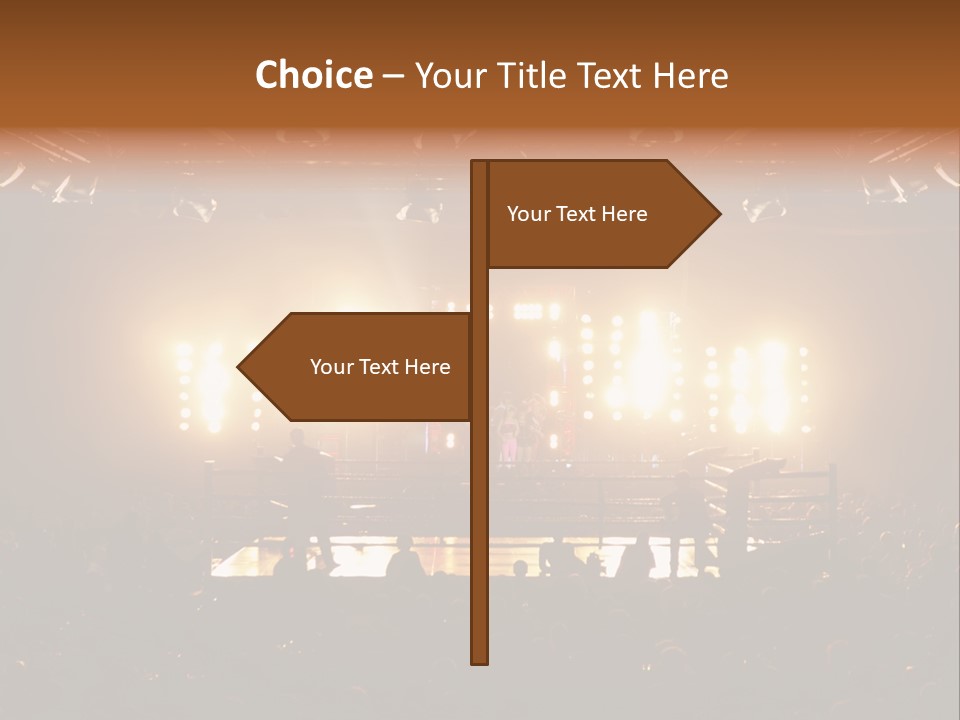Yellow Compete Illumination PowerPoint Template