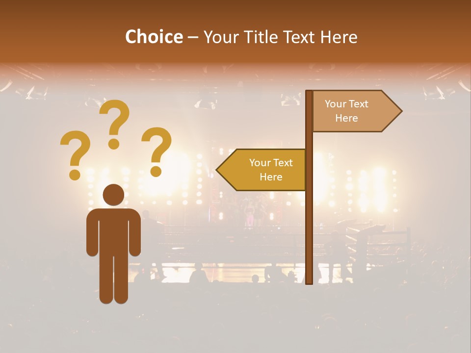 Yellow Compete Illumination PowerPoint Template