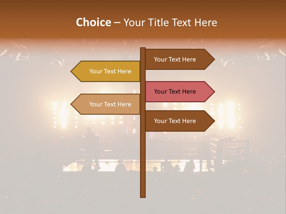 Yellow Compete Illumination PowerPoint Template
