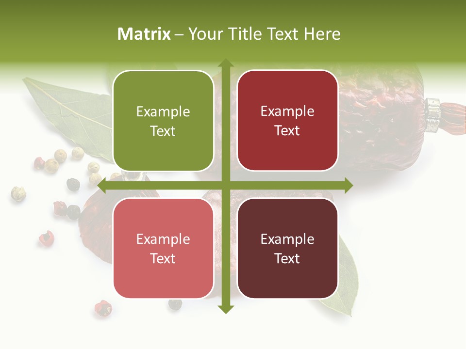 Pepper Cuisine Salame PowerPoint Template