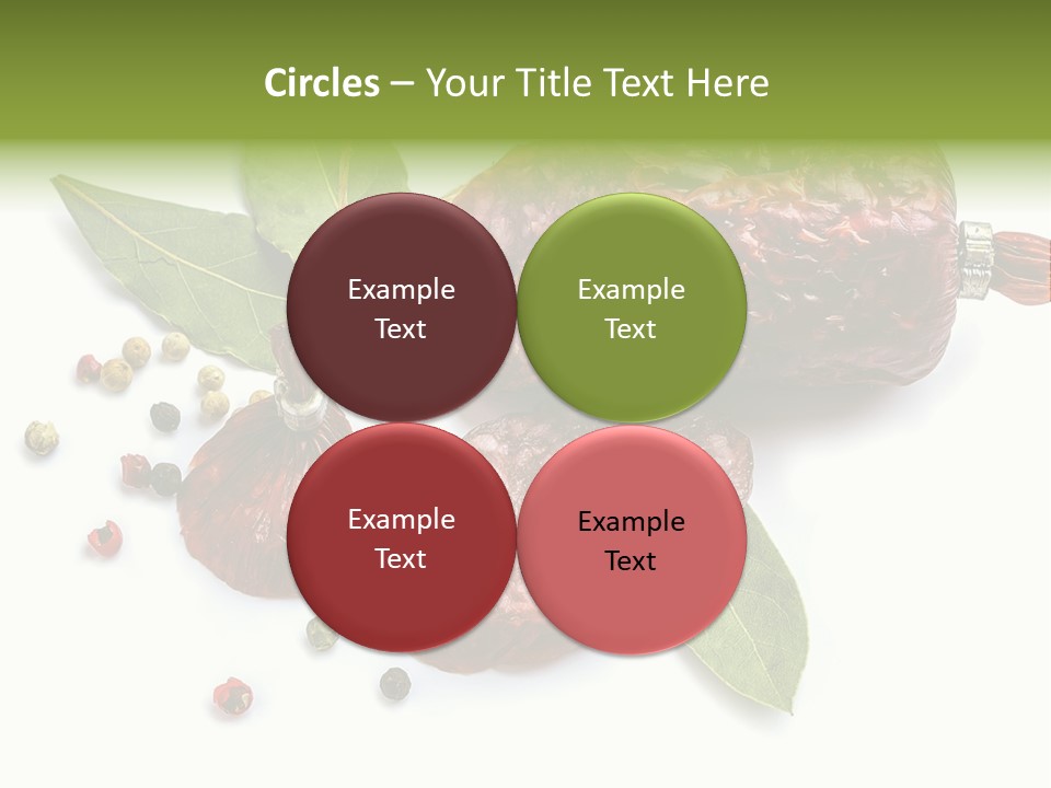 Pepper Cuisine Salame PowerPoint Template