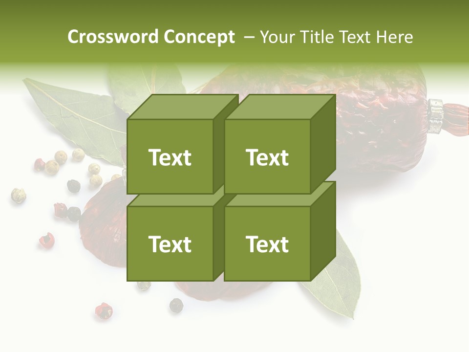 Pepper Cuisine Salame PowerPoint Template