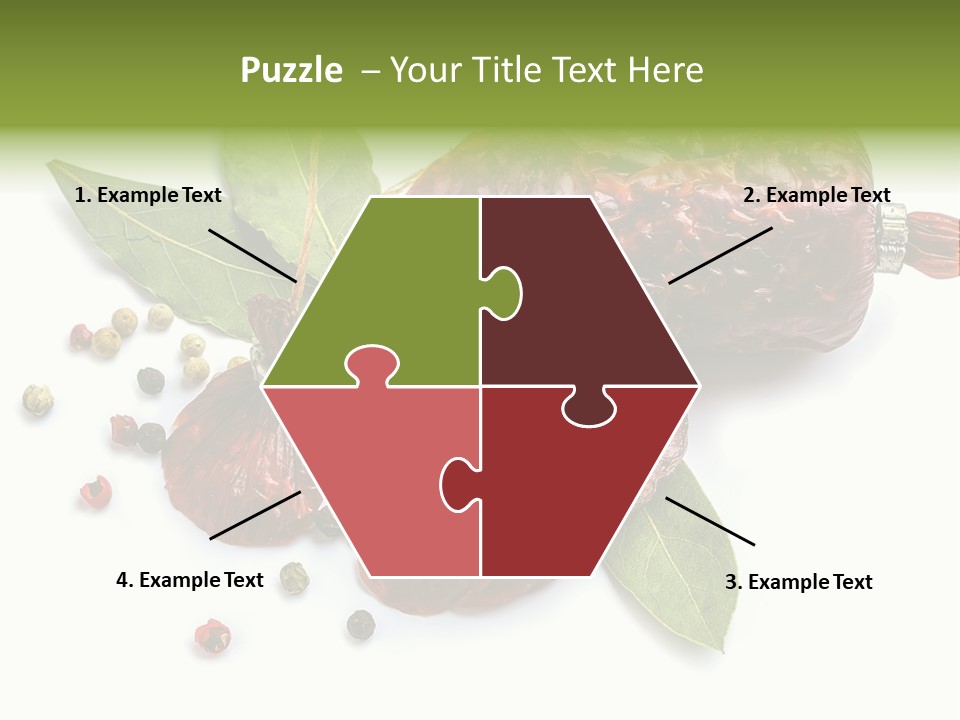 Pepper Cuisine Salame PowerPoint Template