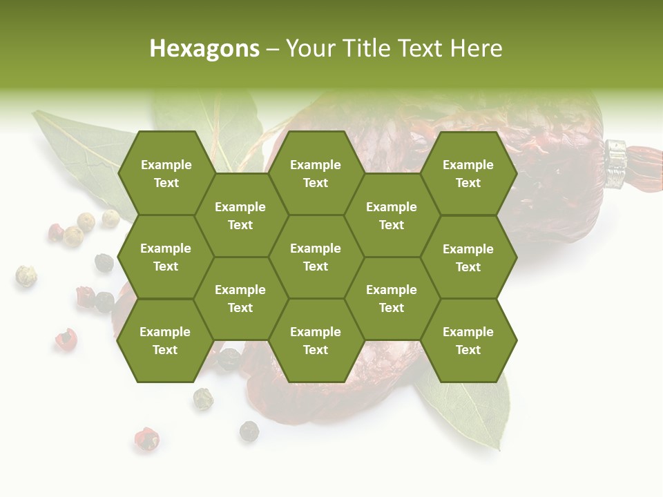 Pepper Cuisine Salame PowerPoint Template