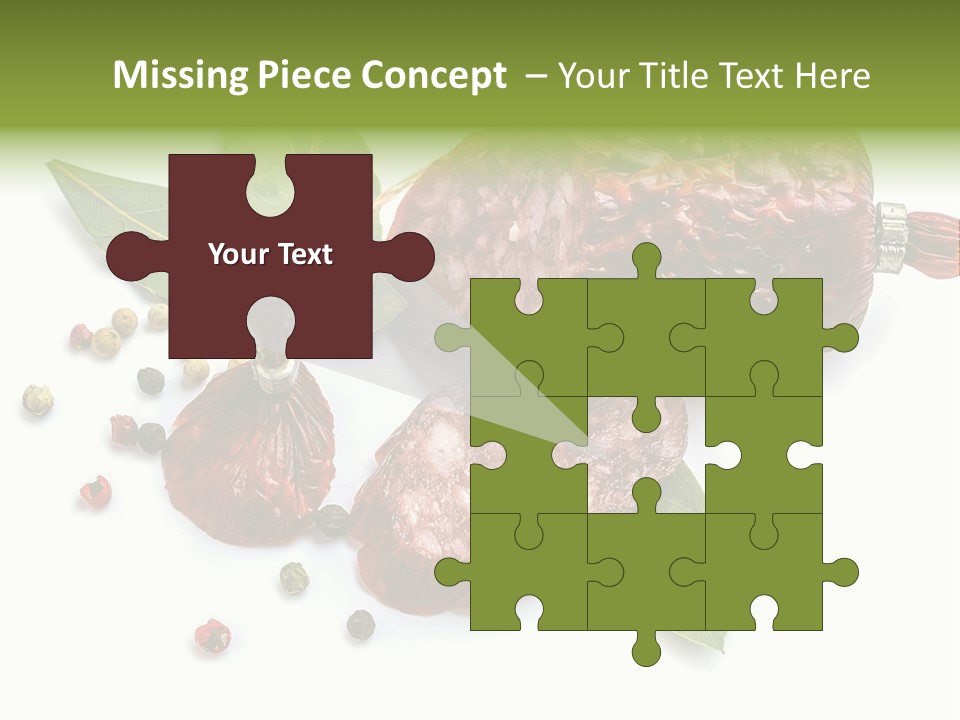 Pepper Cuisine Salame PowerPoint Template