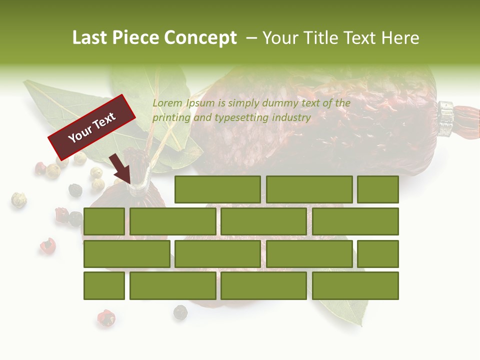 Pepper Cuisine Salame PowerPoint Template