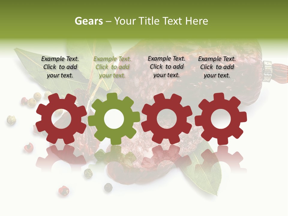 Pepper Cuisine Salame PowerPoint Template