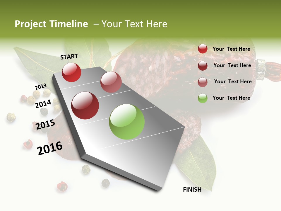 Pepper Cuisine Salame PowerPoint Template