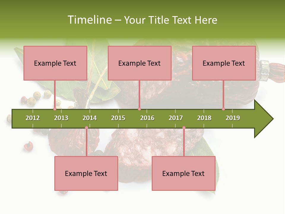 Pepper Cuisine Salame PowerPoint Template