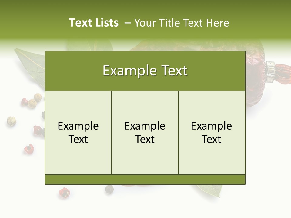 Pepper Cuisine Salame PowerPoint Template
