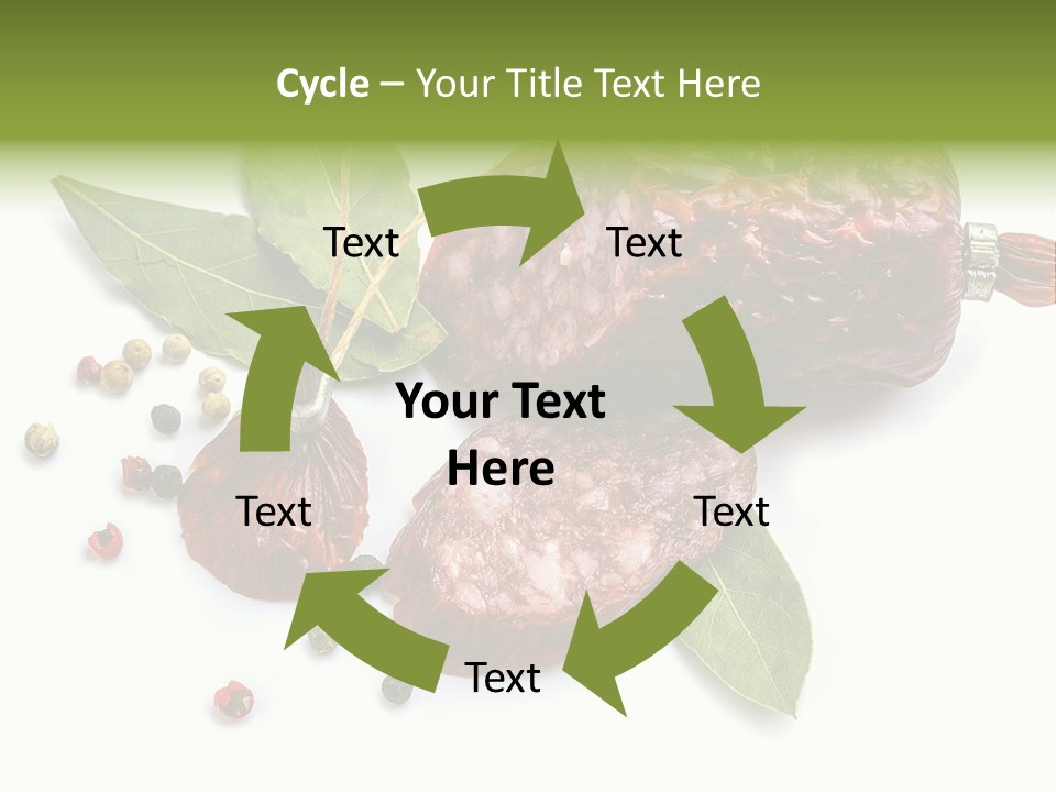 Pepper Cuisine Salame PowerPoint Template