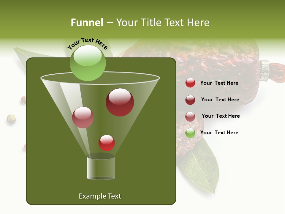 Pepper Cuisine Salame PowerPoint Template