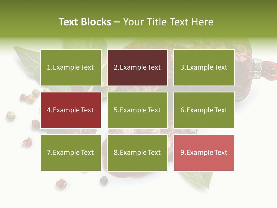 Pepper Cuisine Salame PowerPoint Template