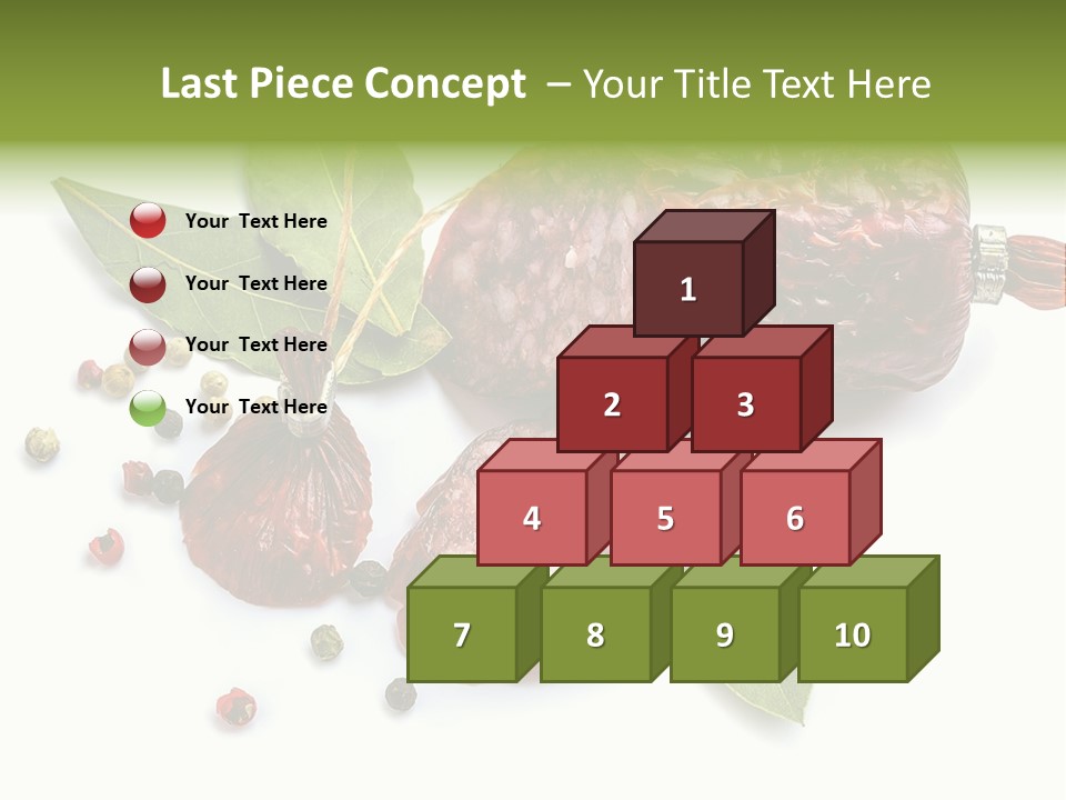 Pepper Cuisine Salame PowerPoint Template