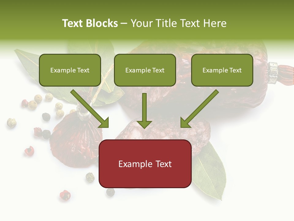 Pepper Cuisine Salame PowerPoint Template