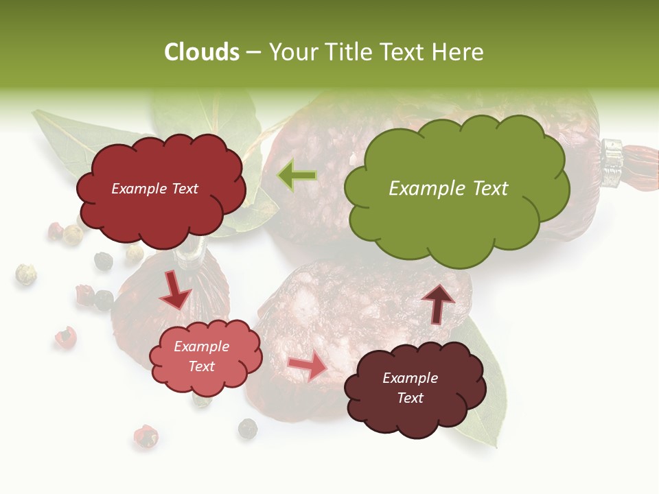 Pepper Cuisine Salame PowerPoint Template