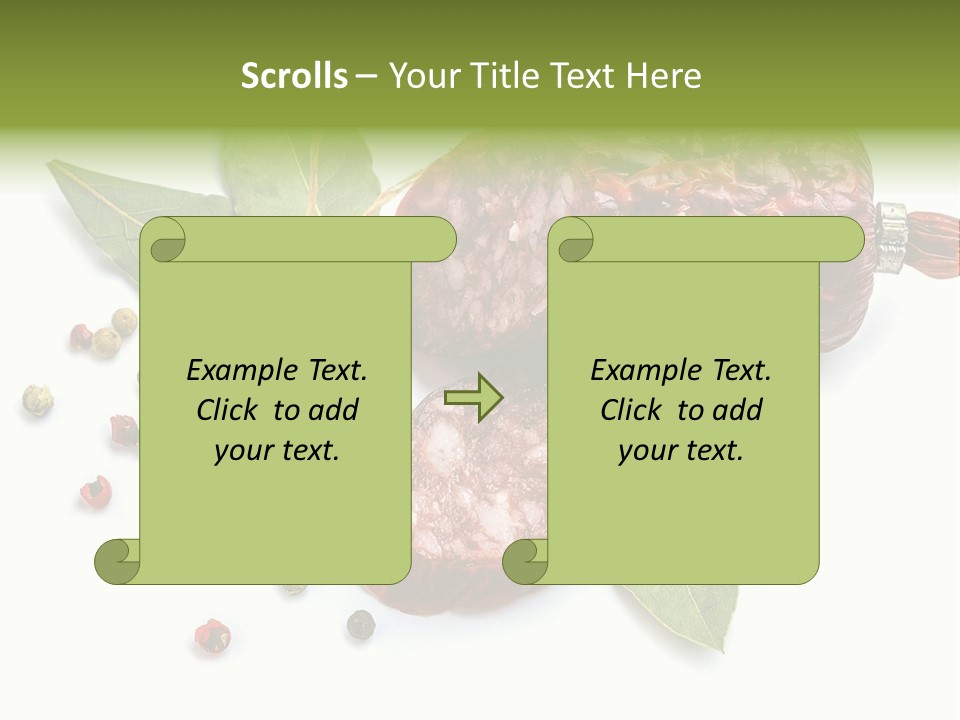 Pepper Cuisine Salame PowerPoint Template