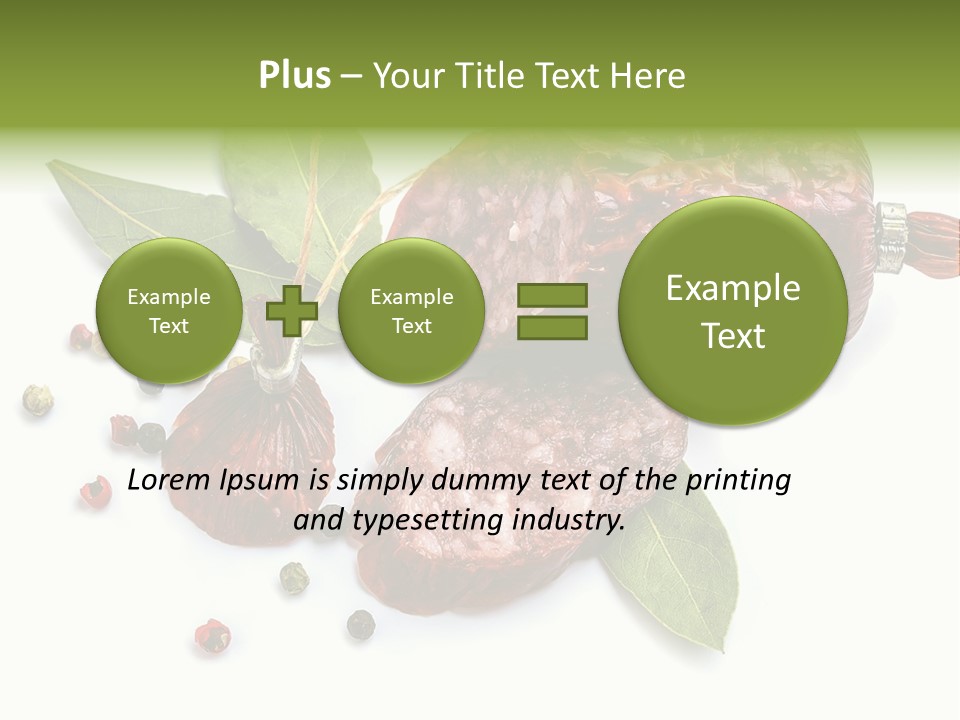 Pepper Cuisine Salame PowerPoint Template