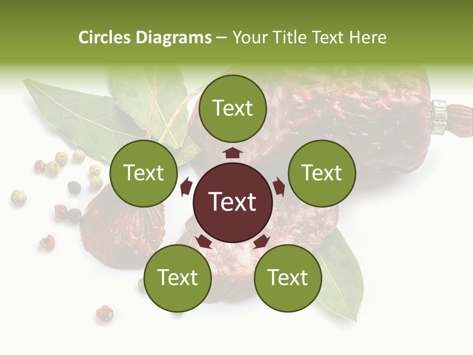 Pepper Cuisine Salame PowerPoint Template