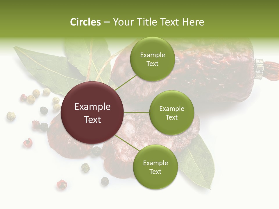 Pepper Cuisine Salame PowerPoint Template
