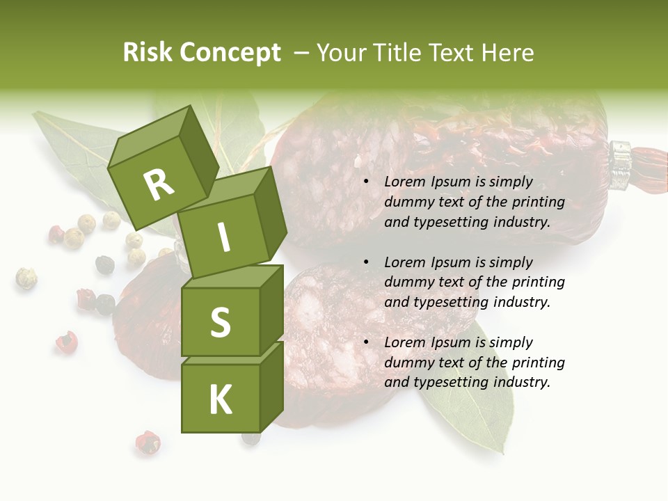 Pepper Cuisine Salame PowerPoint Template