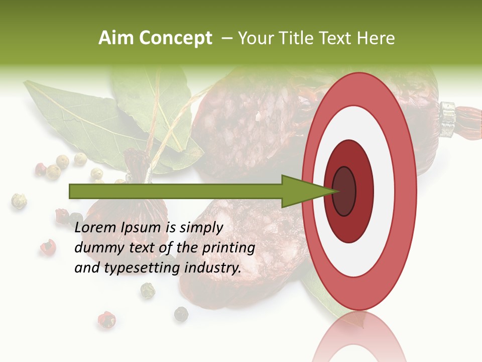 Pepper Cuisine Salame PowerPoint Template