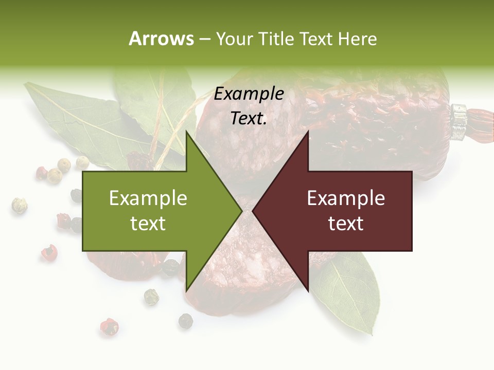 Pepper Cuisine Salame PowerPoint Template