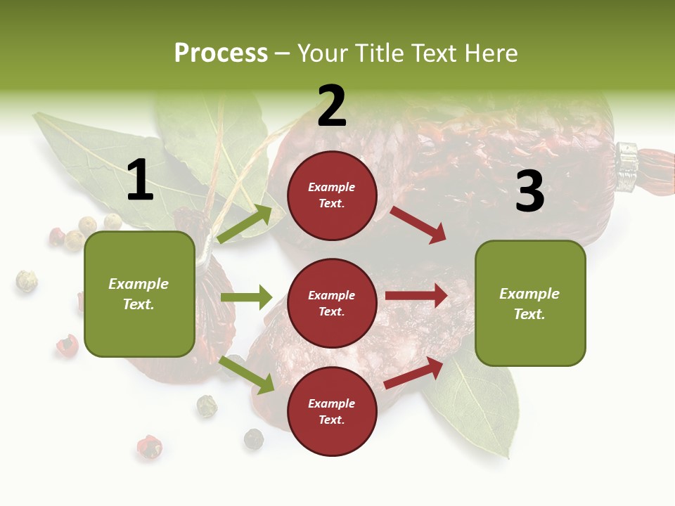 Pepper Cuisine Salame PowerPoint Template