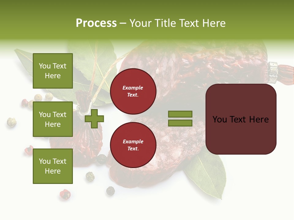 Pepper Cuisine Salame PowerPoint Template