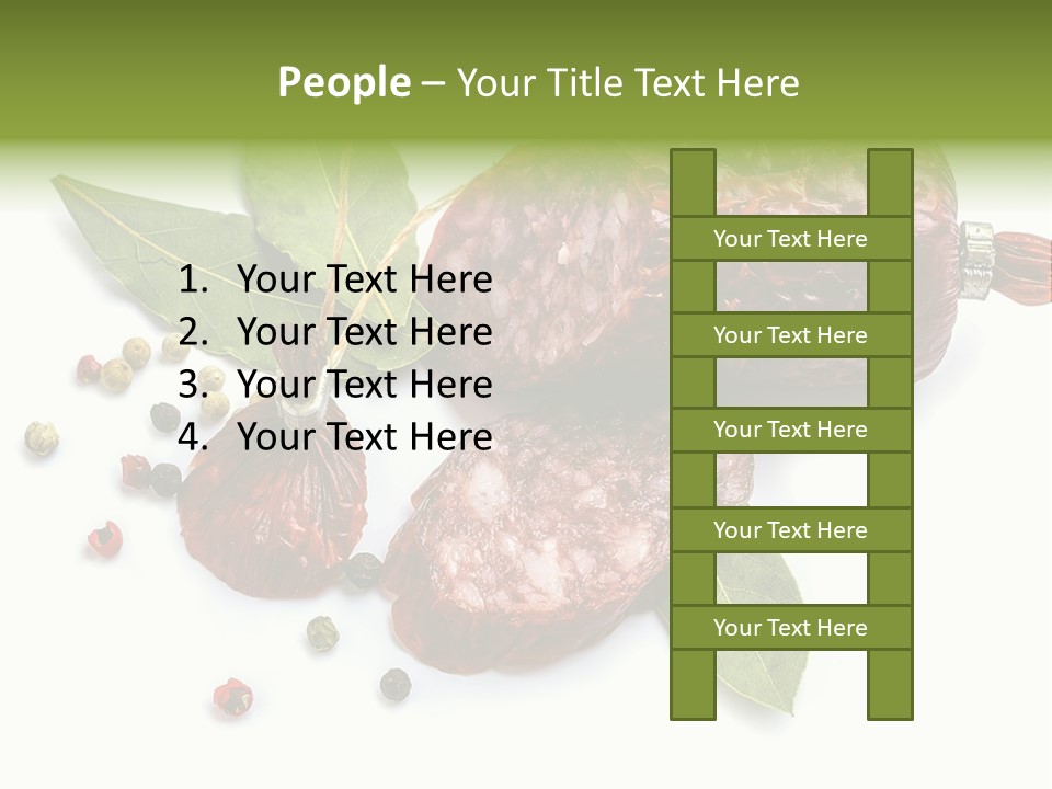 Pepper Cuisine Salame PowerPoint Template